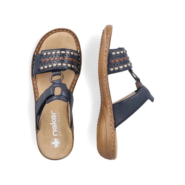 Rieker mules 60842 14 bleu
