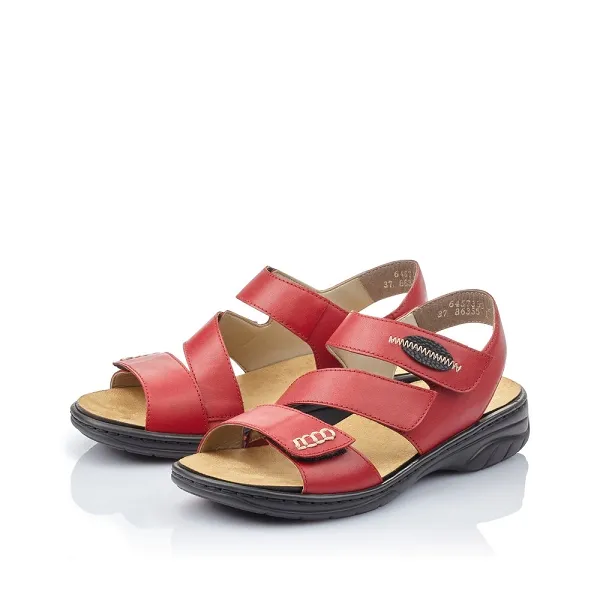 Rieker nu pieds et sandales 64573 33 rouge
