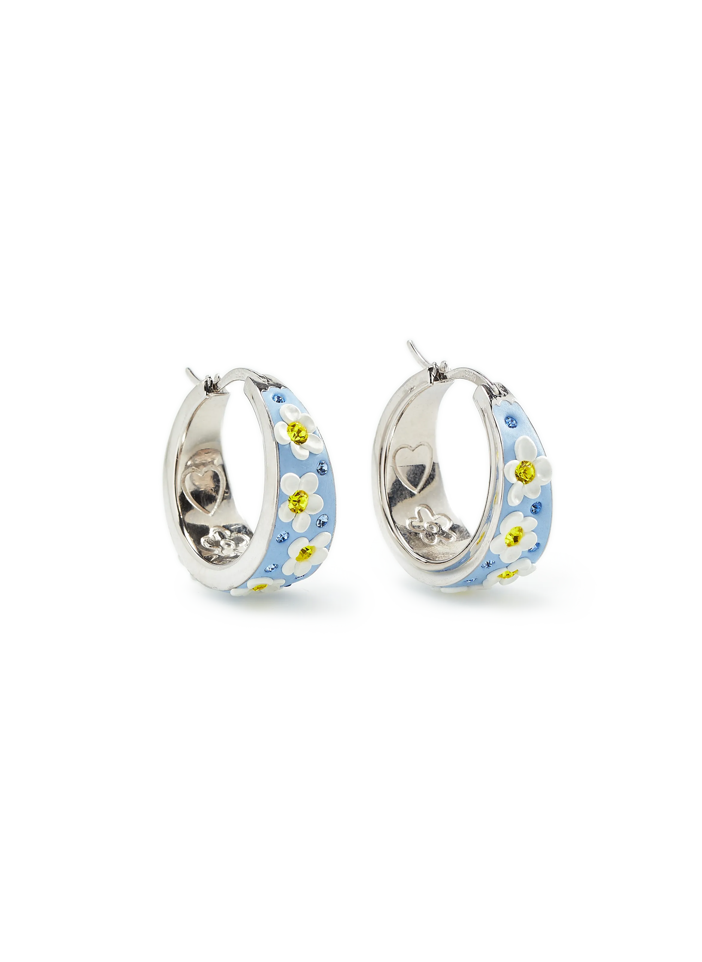 RIICE  Boucles d'oreille Daisy - Bleu