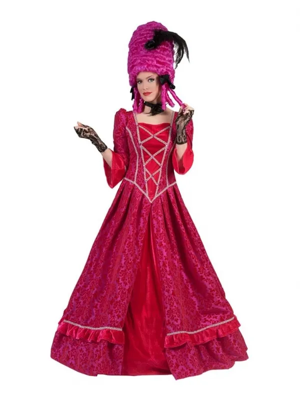 Robe Baroque femme fushia