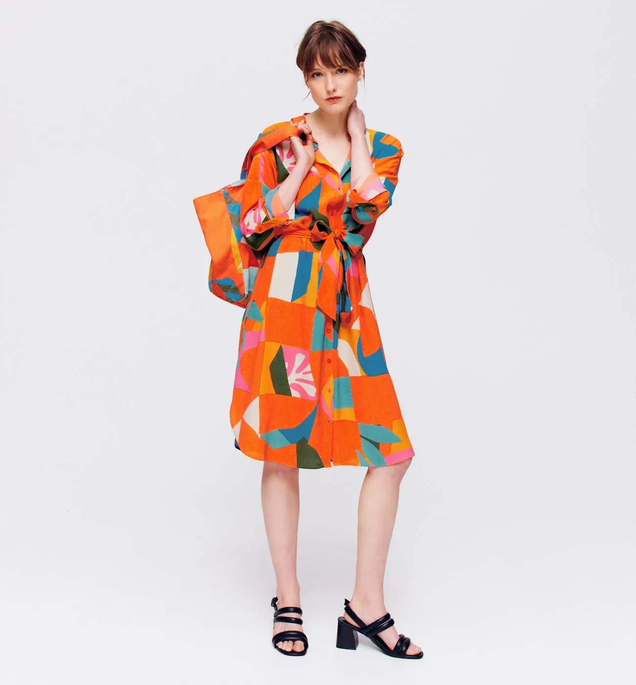 Robe-chemise D.I.M.B - Imprimé multicolore