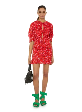 ROBE COURTE à FLEURS - ROTATE pour FEMME | Printemps
