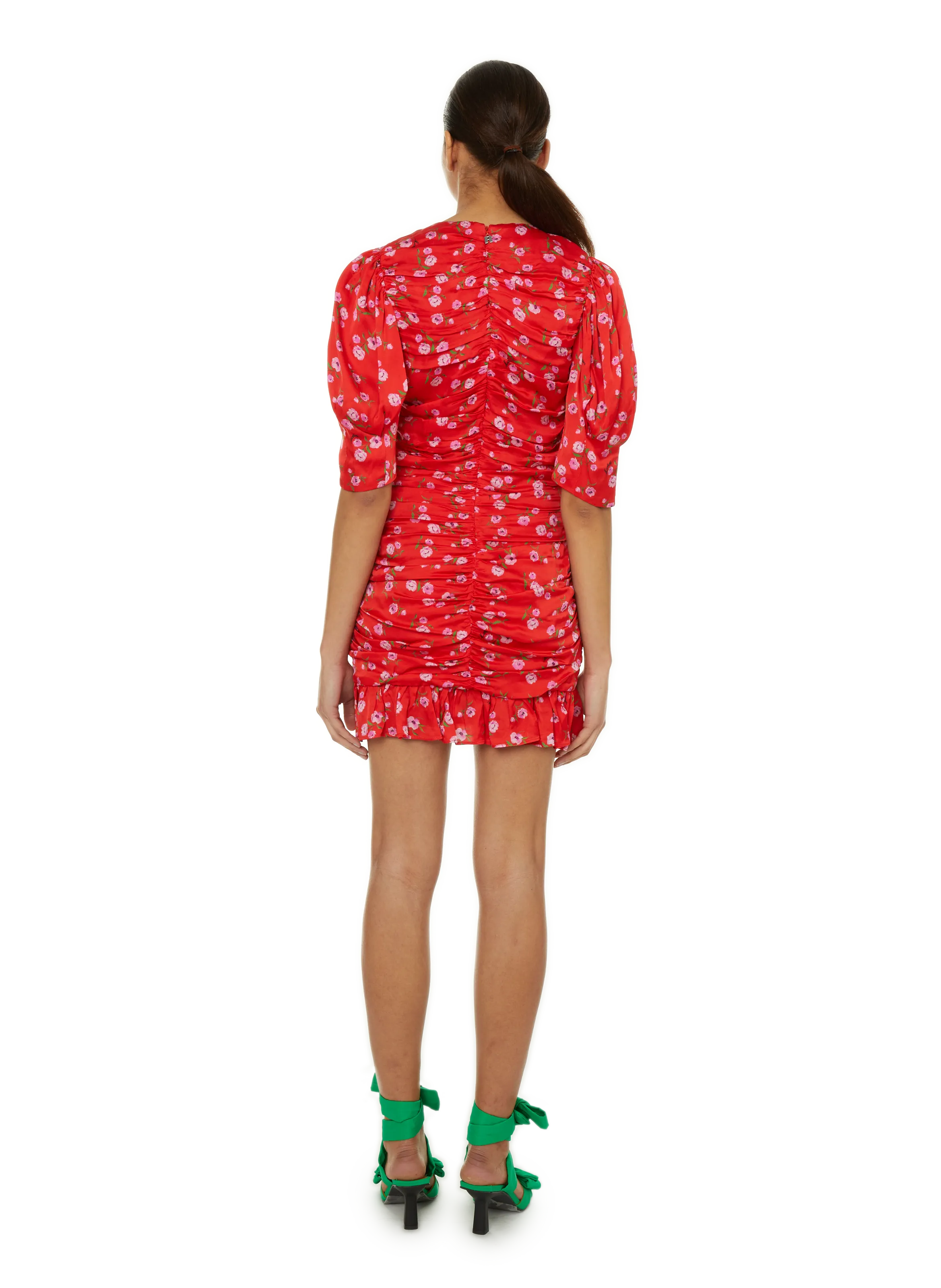 ROBE COURTE à FLEURS - ROTATE pour FEMME | Printemps