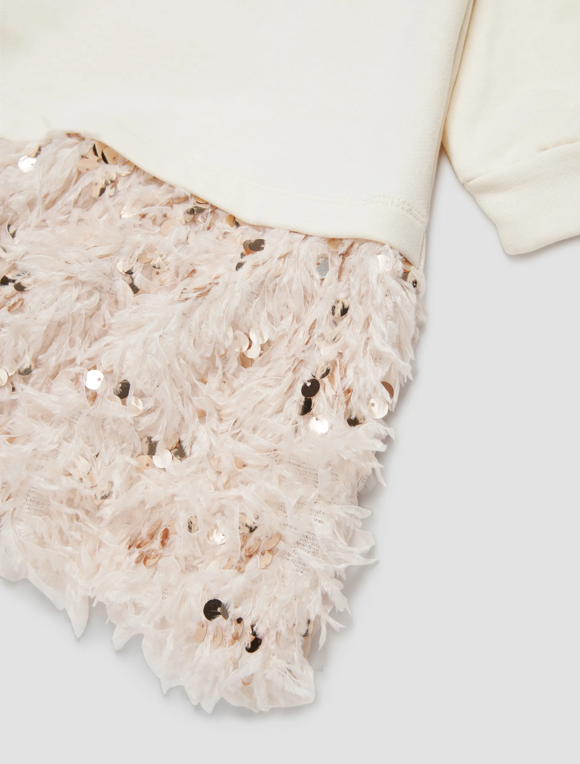 Robe de cérémonie avec franges et paillettes KID