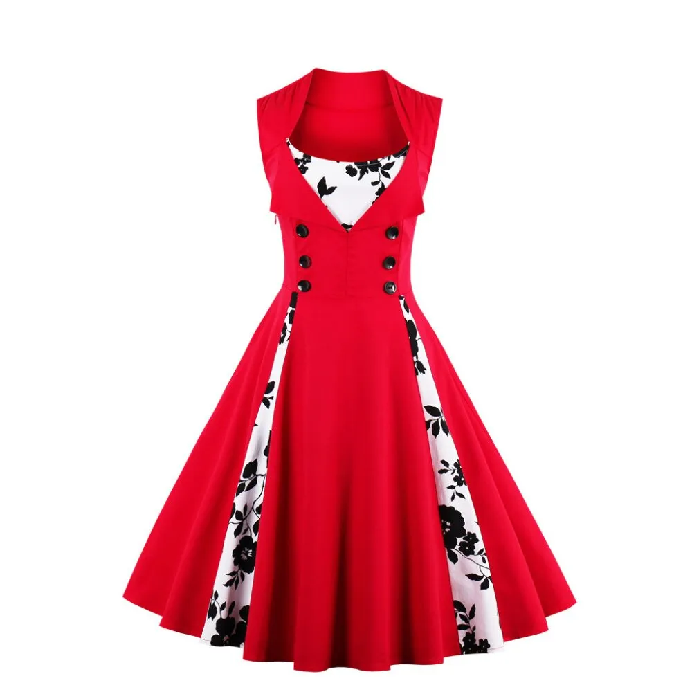 Robe Guinguette  Motif Floral