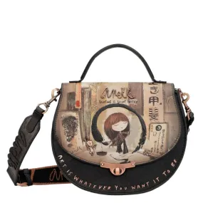 Sac bandoulière ovale à rabat Anekke Shōoen 37713-280