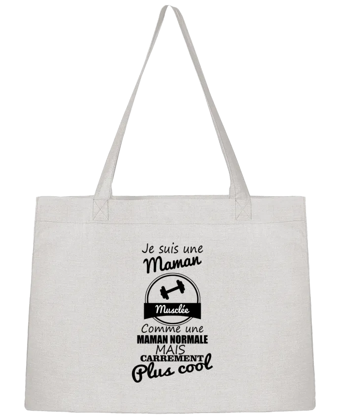 Sac Shopping Je suis une maman musclée comme une maman normale mais carrément plus cool par Benichan