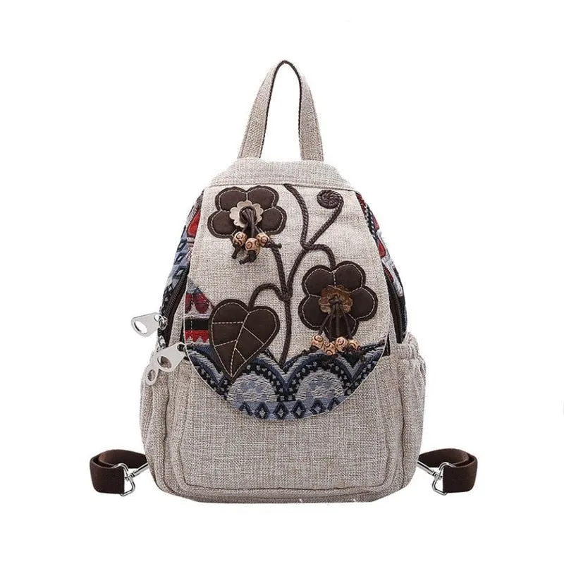 Sac à dos en toile vintage