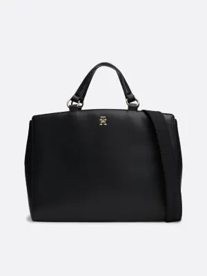 Sacoche Hilfiger Monotype | Noir | Tommy Hilfiger