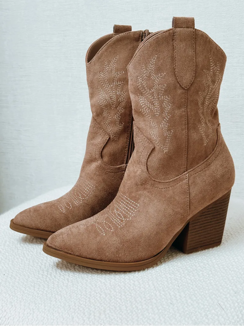 Santiags courtes Colorado - Taupe