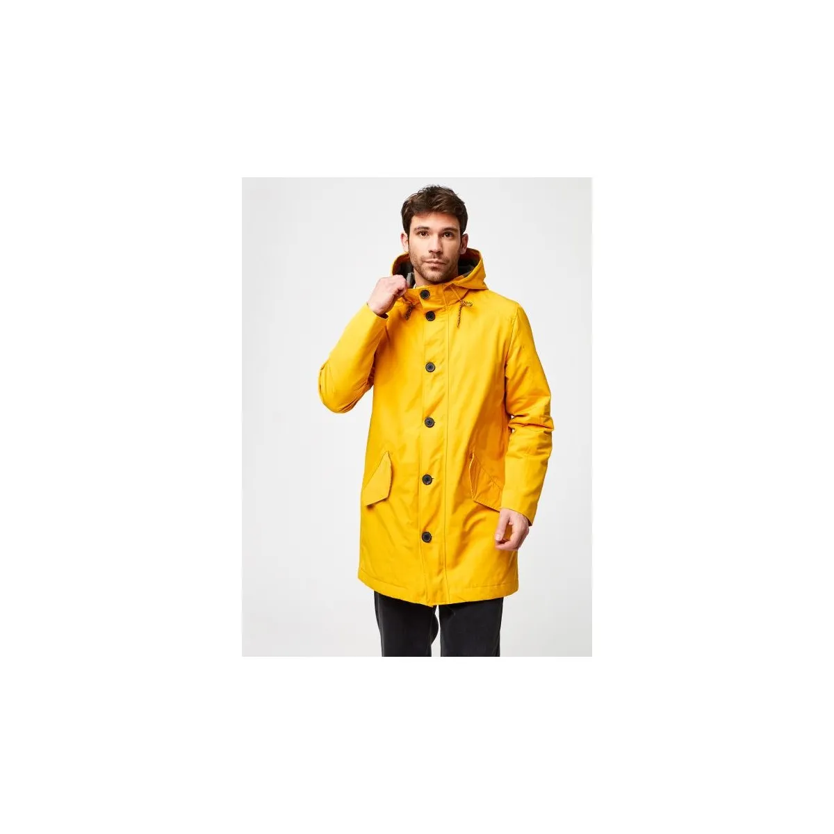 Selected - Veste parka jaune
