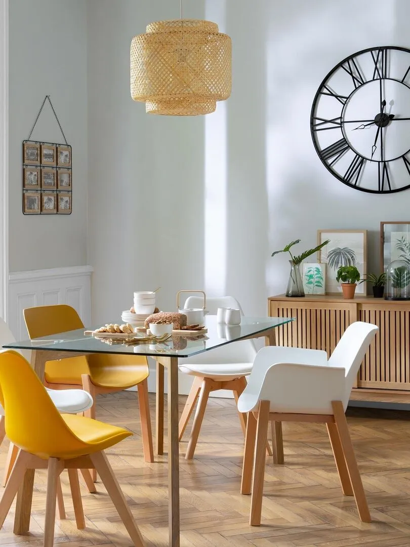 Suspension naturelle en bambou - Beige