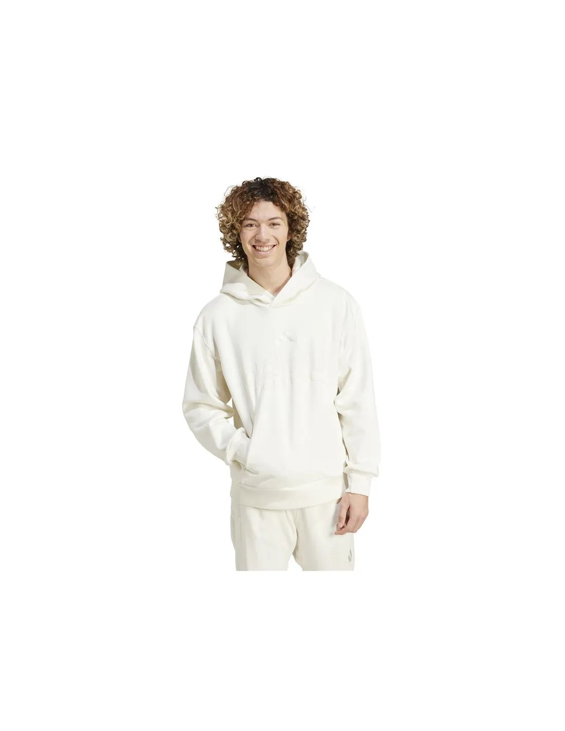 Sweat adidas Homme All Szn Fleece Graphic Blanc