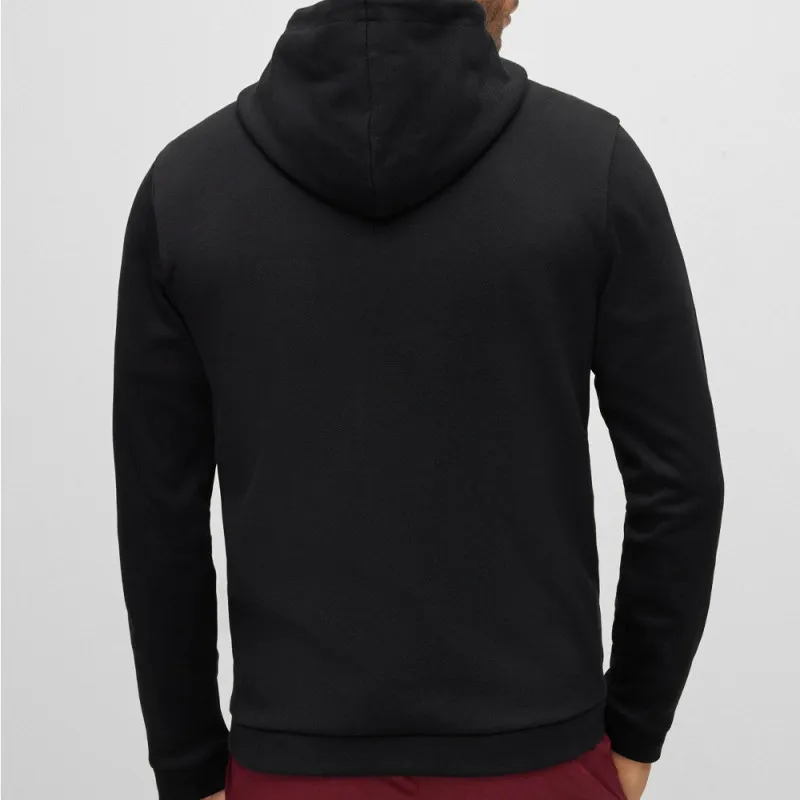 Sweat zippé BOSS SAGGY CURVED noir