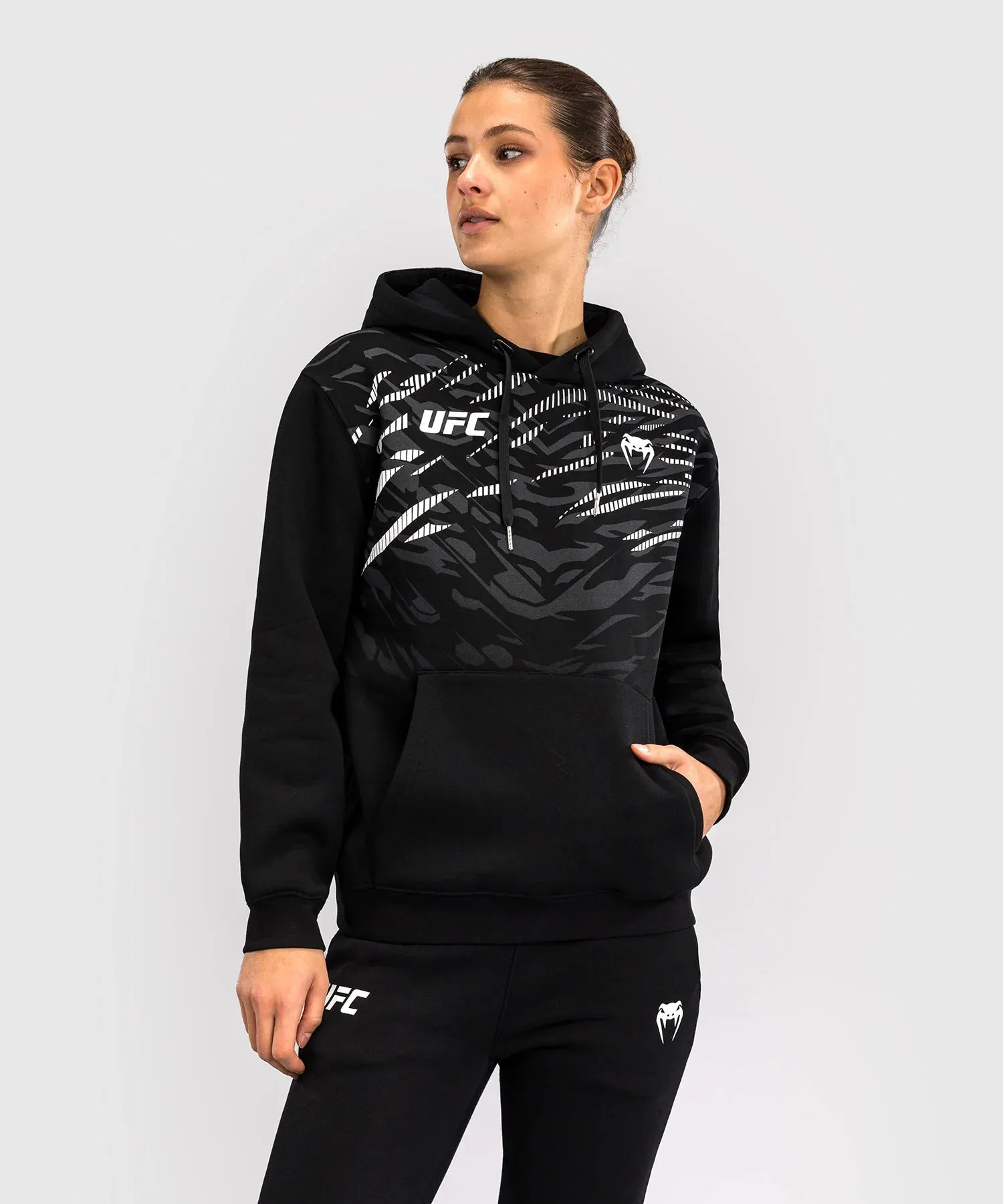 Sweatshirt à Capuche Femme UFC Fusion by Venum Replica - Champion Noir