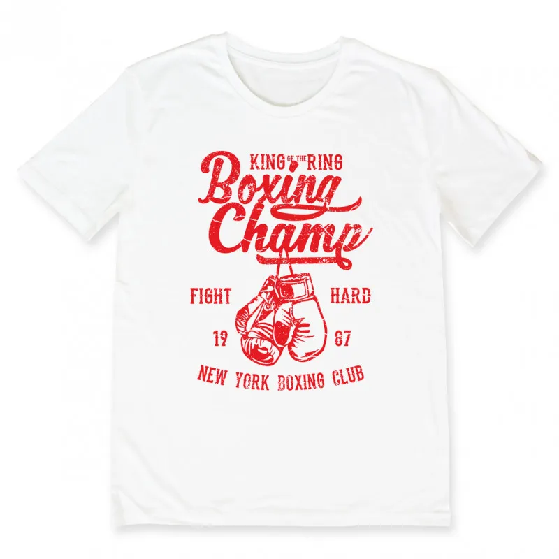 T shirt BOXING CHAMPION- T-shirt imprimé par Bpm Shirt Toulouse