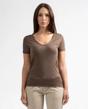 T-shirt manches courtes col V