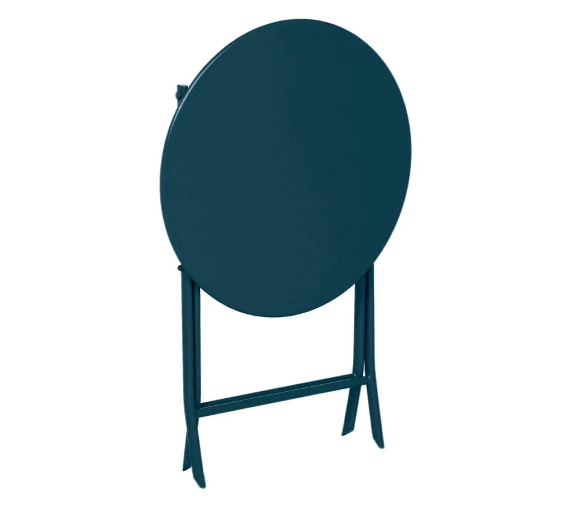 Table Ronde Pliante Greensboro 2p Bleu Pétrole Hespéride - Bleu Pétrole