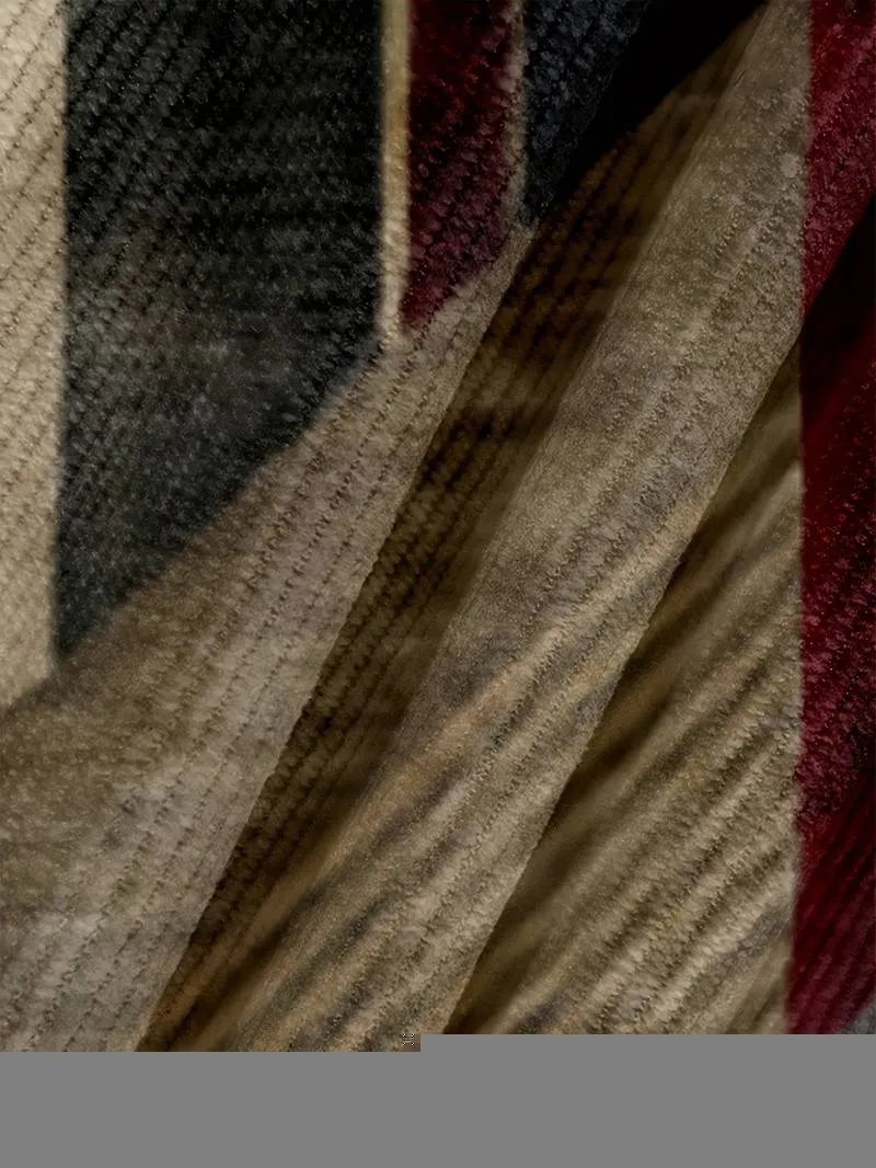 Veste à motif géométrique pour hommes